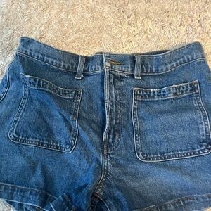 Madewell denim shorts. Emmett denim shorts